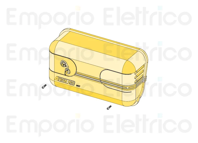 fadini ricambio cofano di protezione completo per aproli 280 batt 280861