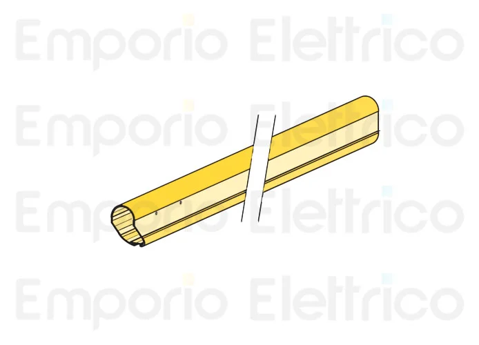 fadini ricambio asta r532 in alluminio da 2,10 m per bayt 980 97124