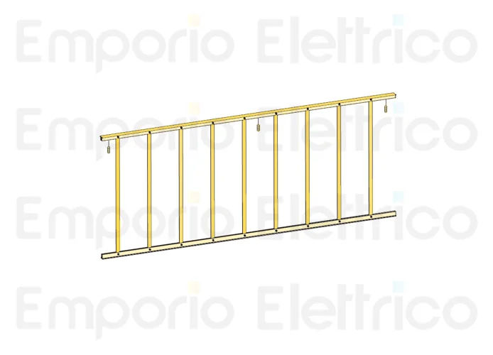 fadini ricambio modulo siepe in alluminio da 1,71 m per bayt 980 97338