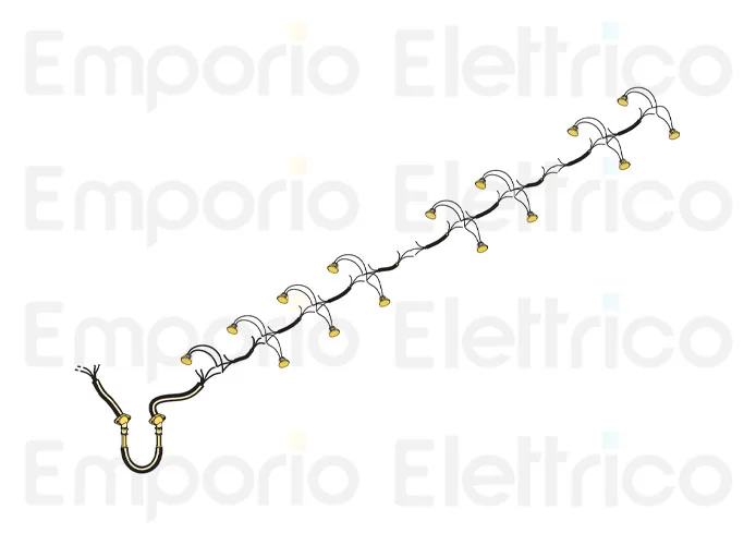 fadini ricambio cavo elettrico con bocchettoni e pressacavo con n°15 faretti 97352