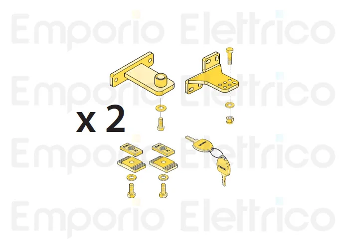 fadini ricambio 2 scatole accessori per 2 motori dardo 424 / 430 430101