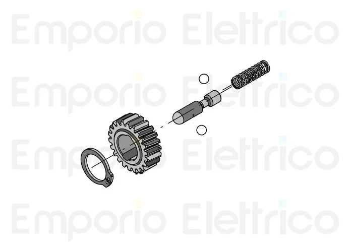 beninca ricambio ingr. condotto x bill 24v 9686597