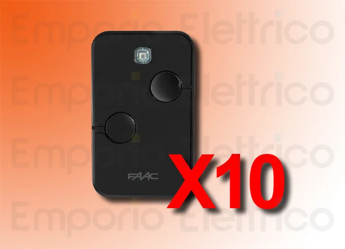 faac 10 trasmittentI 2 canali xto2 slh-ds 868mhz 787030 10