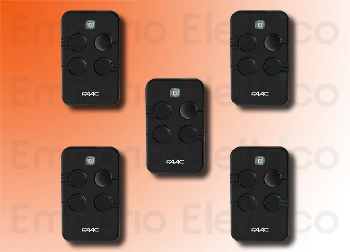 faac 5 trasmittenti 4 canali xto4 slh-sl-ds-rc 433mhz 787033 5