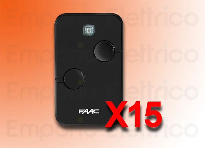 faac 15 trasmittenti 2 canali xto2 slh-sl-ds-rc 433mhz 787032 15 (ex code 787007)
