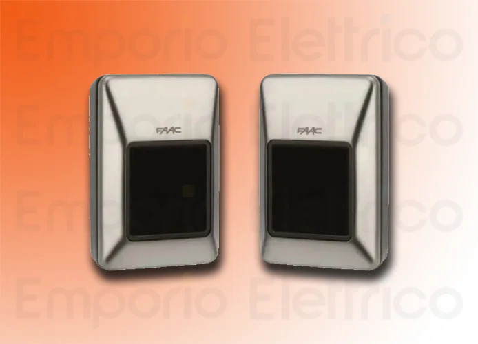 faac coppia di fotocellule bus xp30b xp30 b inox 785122 (ex code 7851061)