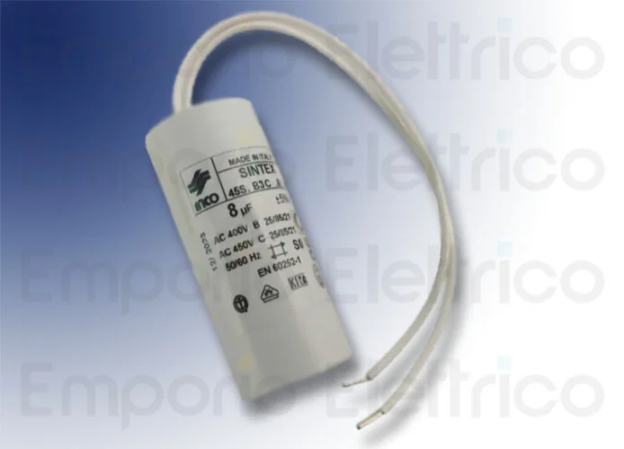 genius ricambio confez.condens.8µf 450 v. 00058f0091x