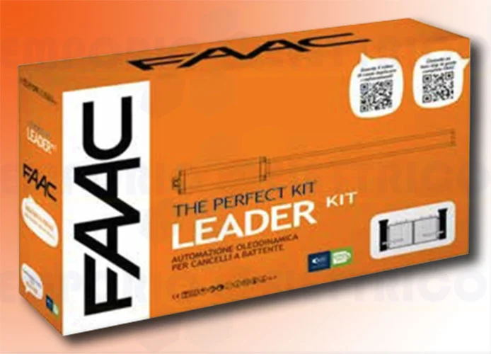 faac automation kit 230v ac leader kit perfect 105911