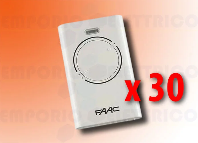 2 channel Faac XT2 868 SLH / XT2 868 SLH LR remote control - white