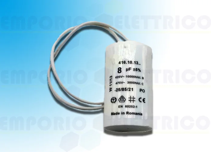 came spare part 8 mF capacitor with cables ats50ags 119rir291