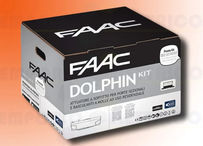 faac automation kit dolphin 24v dc dolphin kit safe 10566544fr