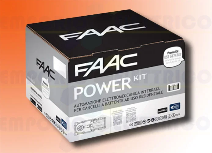 faac automation kit power 24v dc power kit safe 106747445fr