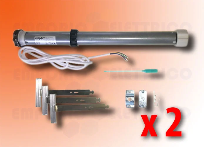 faac tm2k kit tubular mini motor tm245 25/17 45 kg 143201 (ex 132035) x 2