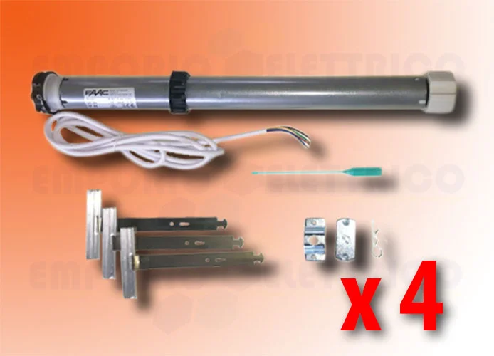 faac tm2k kit tubular mini motor tm245 25/17 45 kg 143201 (ex 132035) x 4