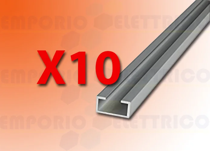 faac aluminium profile kit 10pz d 2,5m xs55, xs85 105687