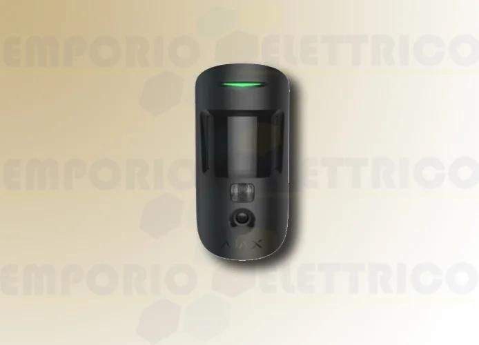 ajax black wireless motion detector motioncam 38191
