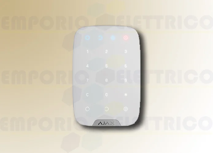 ajax bidirectional wireless keyboard white keypad 38249