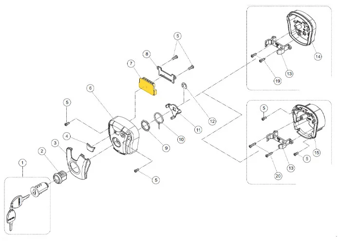 fadini ricambio schedina con morsetti micro e led per chis 37 37007