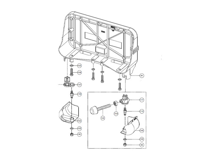 fadini ricambio rondella da 8 inox per aproli 280 batt 280105