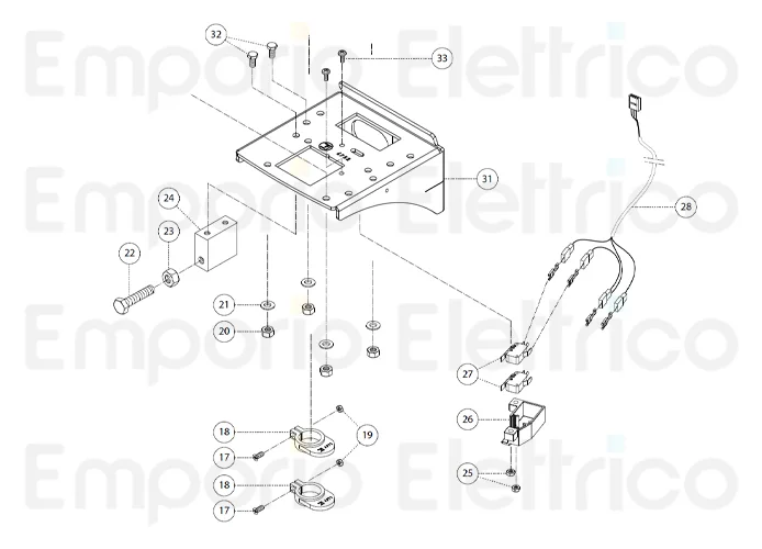 fadini ricambio rondella ø 8 per bart 350 35021