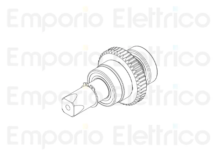 fadini ricambio albero di trasmissione con corona per bart 350 35103