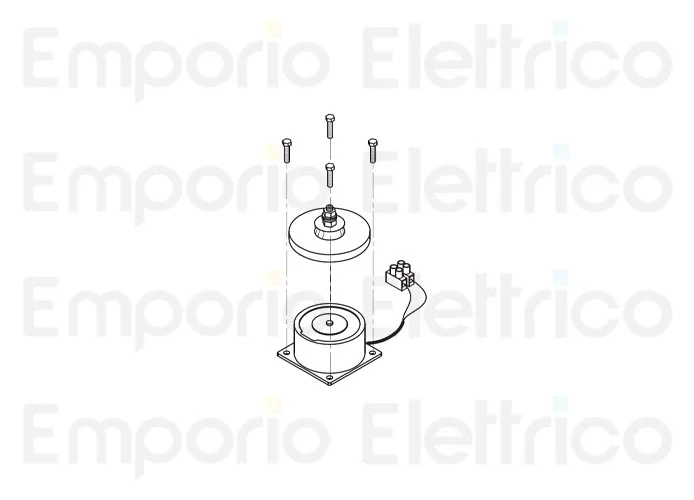 fadini ricambio elettromagnete di fermo asta di chiusura per bayt 980 97314