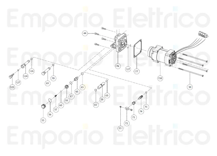 fadini ricambio regolatore di flusso per combi 740 740123