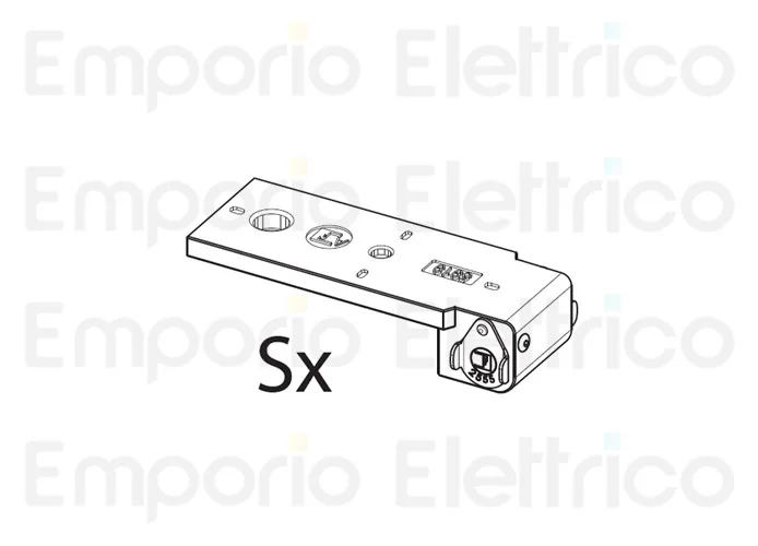 fadini ricambio piastra inferiore in acciaio sinistra per combi 740 740171