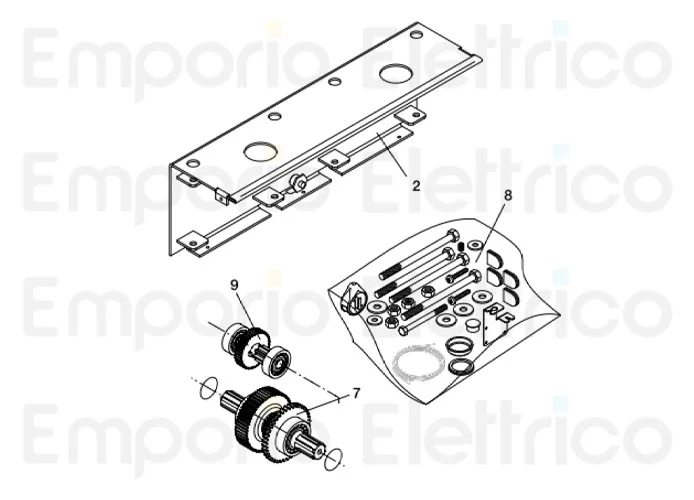 beninca ricambio blister per adam 9688163