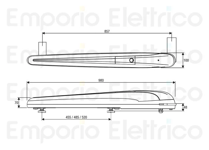 beninca spare parts page for motor bob50me