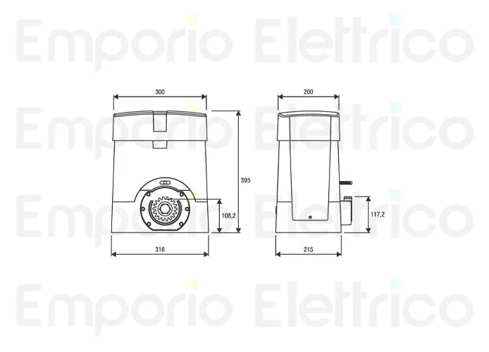 beninca spare parts page for motor bull1524se