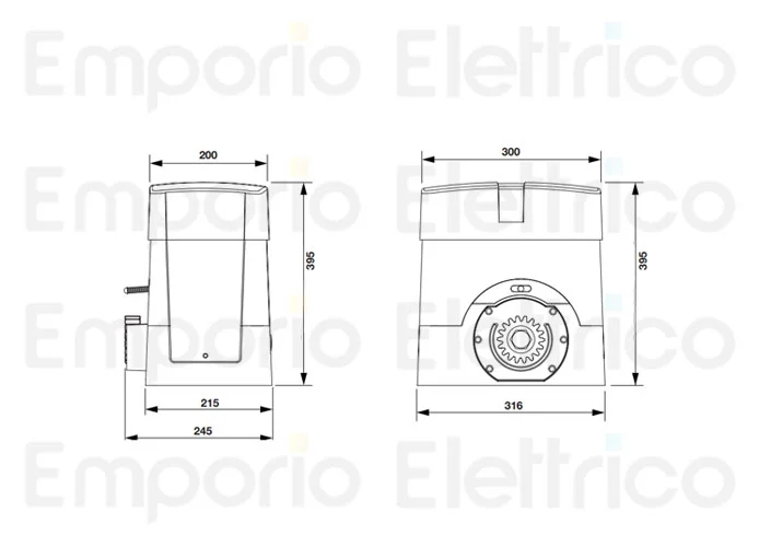 beninca spare parts page for motor bull20t.s