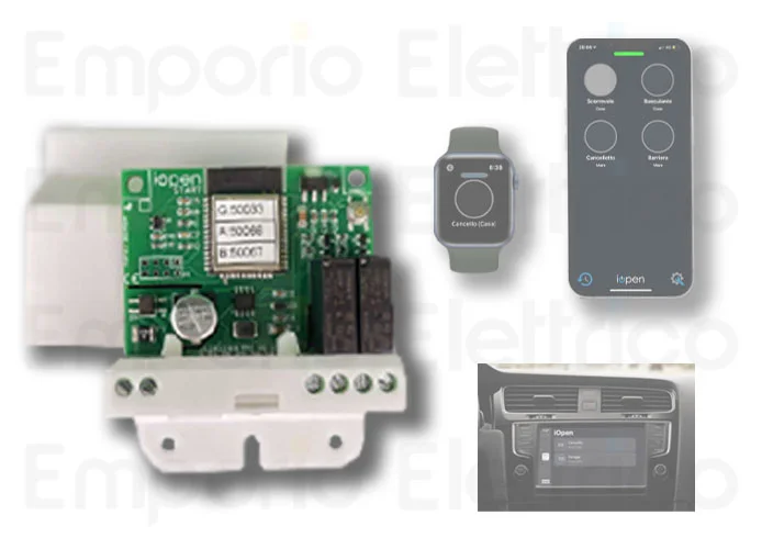 iopen unlimited remote opening for smartphones and internet 12/24v 230v iopen start