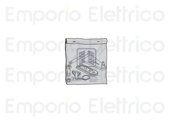 fadini ricambio confezione piastre di attacco per corsa 400 mm per hindi 880 evo 87157