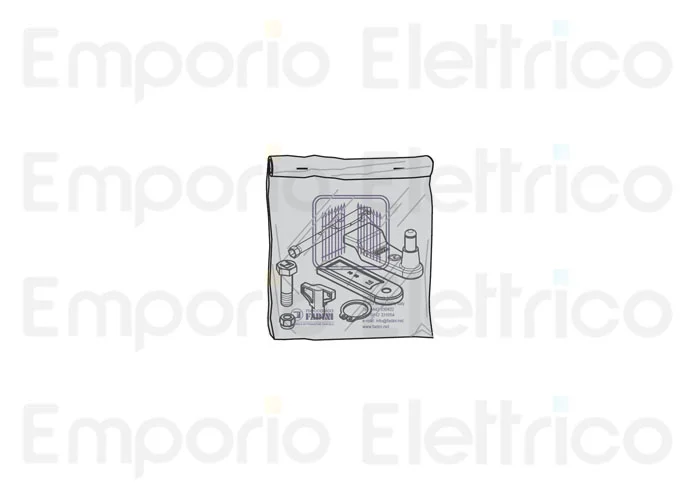 fadini ricambio confezione piastre di attacco per corsa 150-280 mm per hindi 880 evo 87156