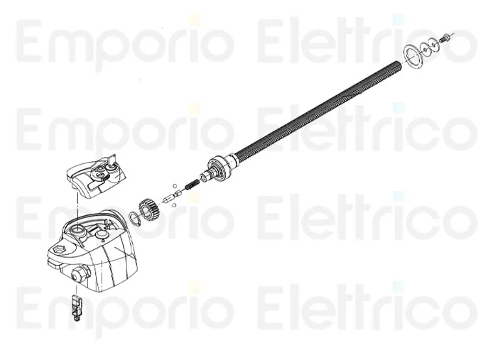 beninca ricambio ingr. condotto x bill 24v 9686597