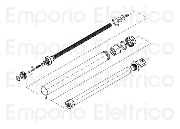 beninca ricambio vsf+albero x bill30m/ma con fermo 9688178