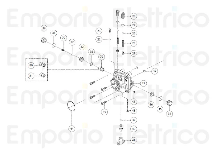 fadini ricambio chiave per lo sblocco 88141