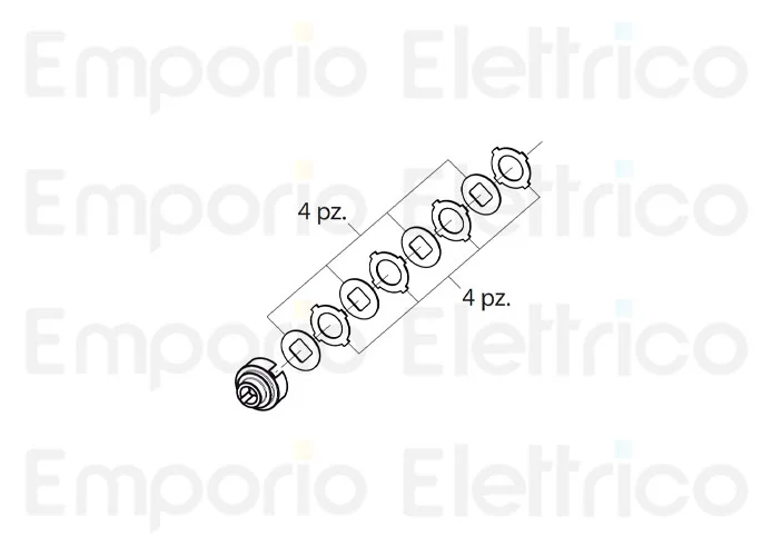 fadini ricambio campana frizione completa 31161
