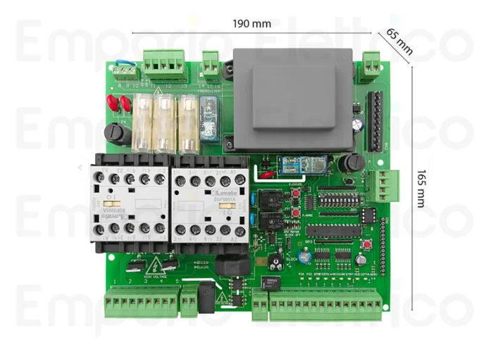 nologo centrale di comando con teleruttori per motore trifase/monofase 400/230v fino a 2cv start-s9pv