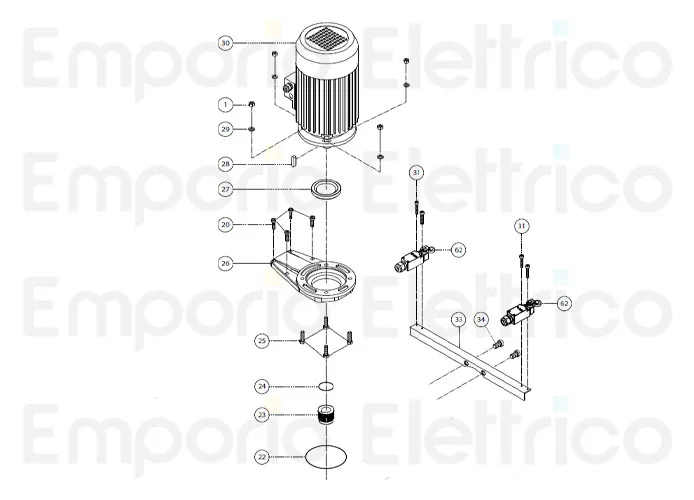 fadini ricambio finecorsa di comando 40062