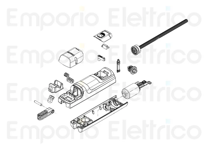 beninca ricambio vite senza fine ingranaggio sblocco face sint 968606943
