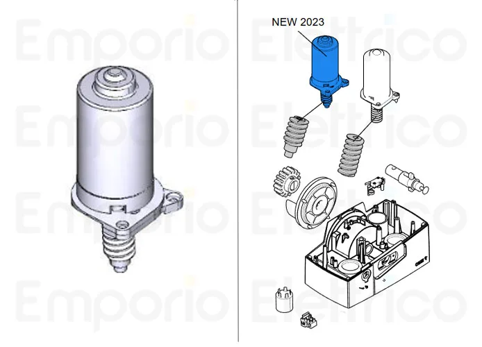 came ricambio gruppo motore bxv04age v.1 88001-0283