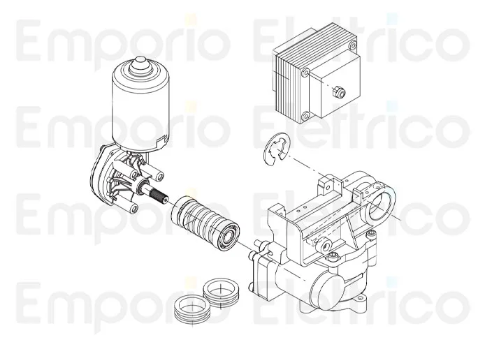 beninca ricambio motoriduttore x ben 9686483