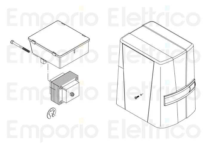 beninca ricambio trasformatore 230v 100va sec 0-20 x ben 9686484