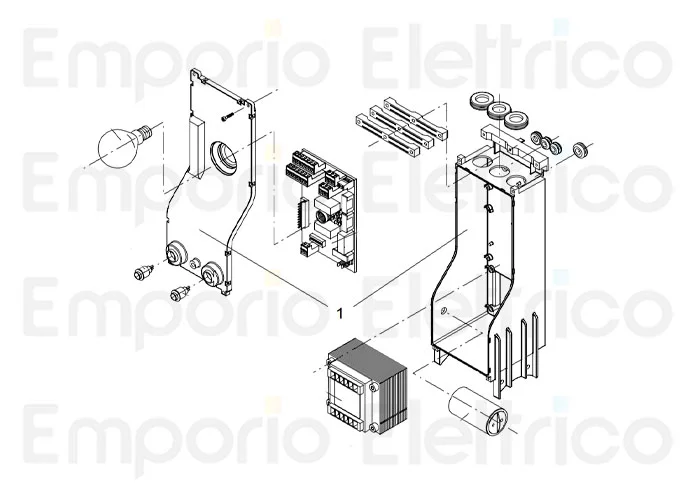beninca ricambio centrale x zed-ri 7b 9688351