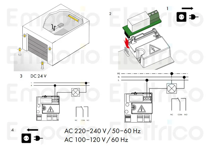 sommer plug-in relay for Sommer pro+ tiga at 550 l and at 800 y7042v000