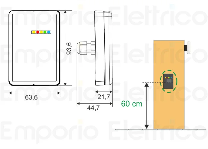 faac radar scanner sensor feig r-loop 1050147