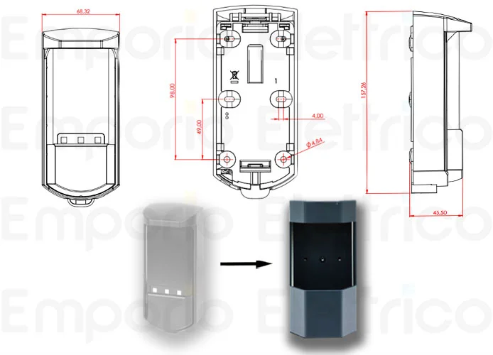 faac evoloop alloggiamento 1050152
