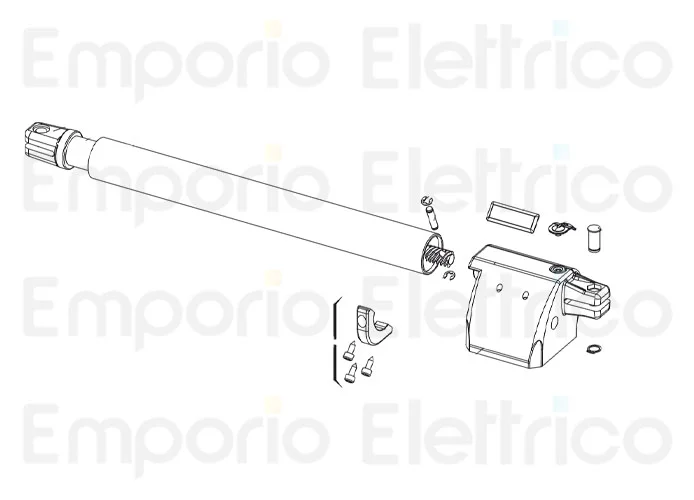 genius ricambio corpo euro bat nero dx 63003491